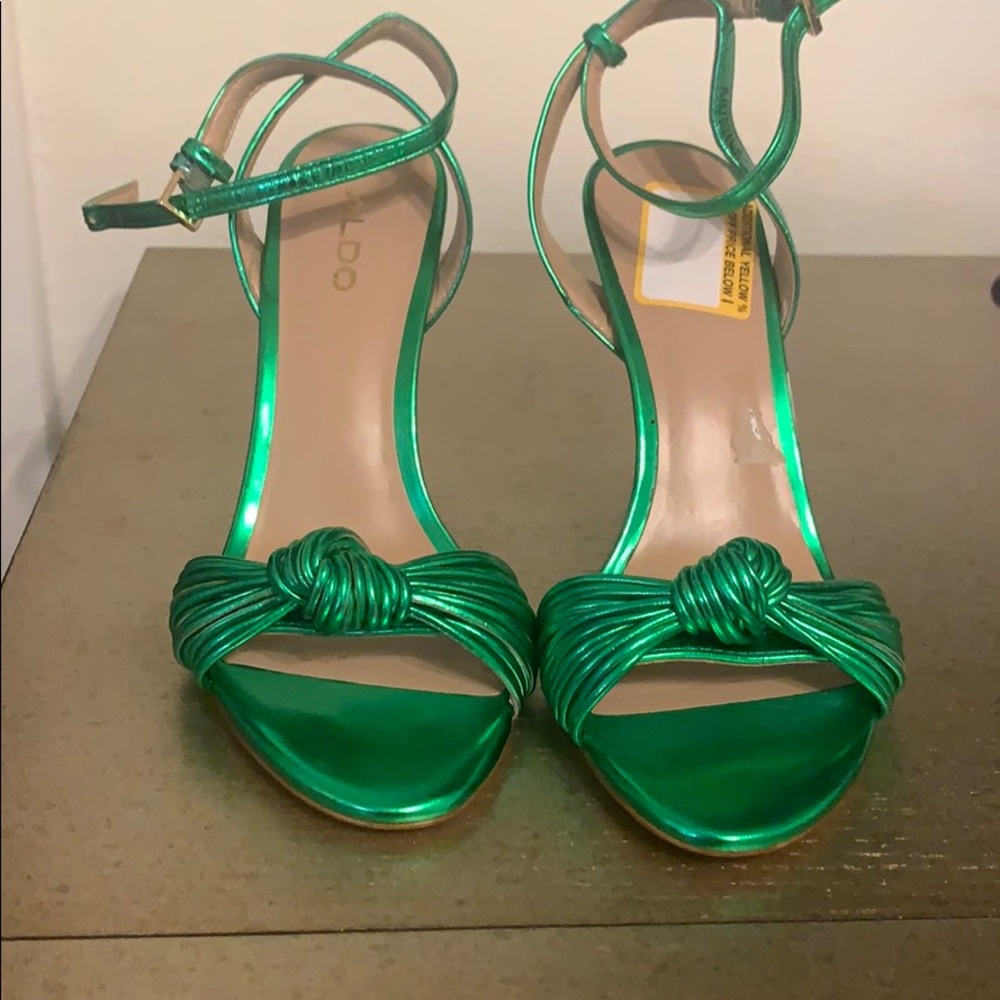 NWT - Green Sandals